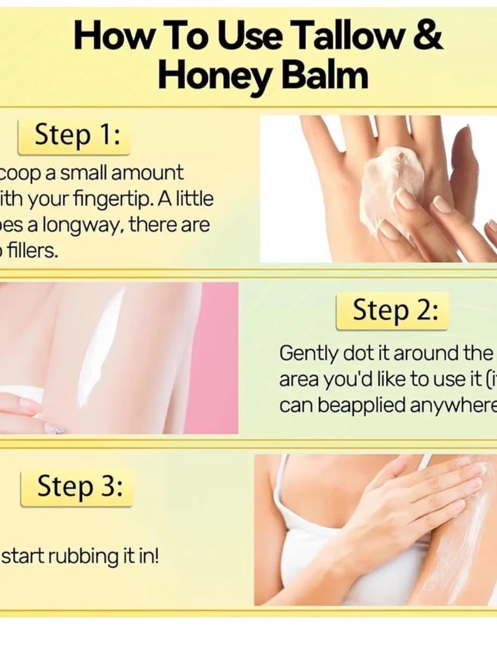 Tallow & Honey Balm - White Jar